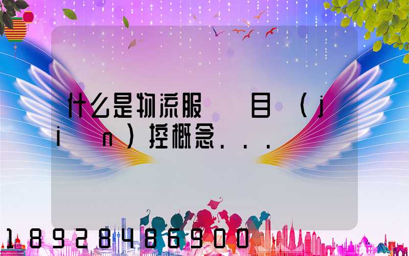 什么是物流服務項目監(jiān)控概念...