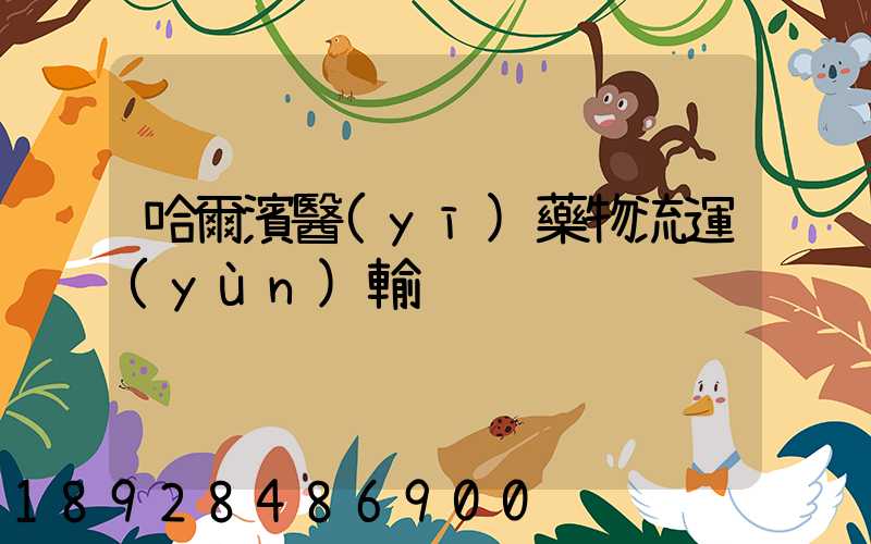 哈爾濱醫(yī)藥物流運(yùn)輸