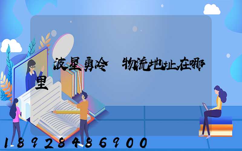 寧波星勇冷鏈物流地址在哪里