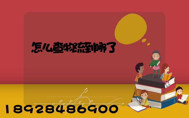 怎么查物流到哪了