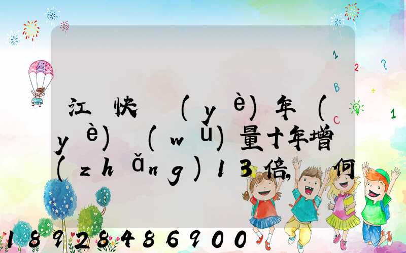 江蘇快遞業(yè)年業(yè)務(wù)量十年增長(zhǎng)13倍,為何江浙滬的電商發(fā)展這么迅速_百度...