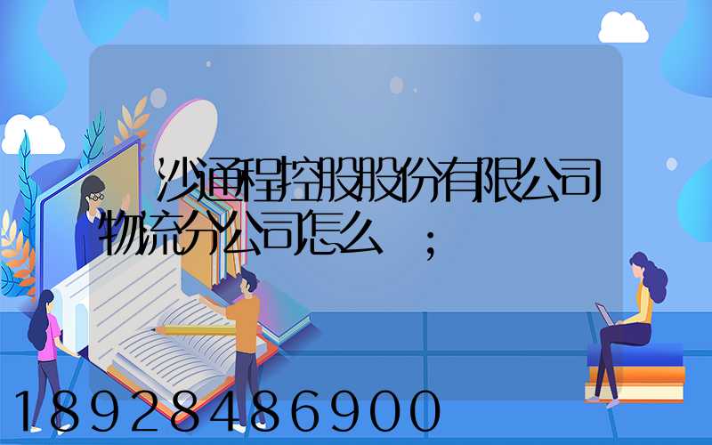 長沙通程控股股份有限公司物流分公司怎么樣