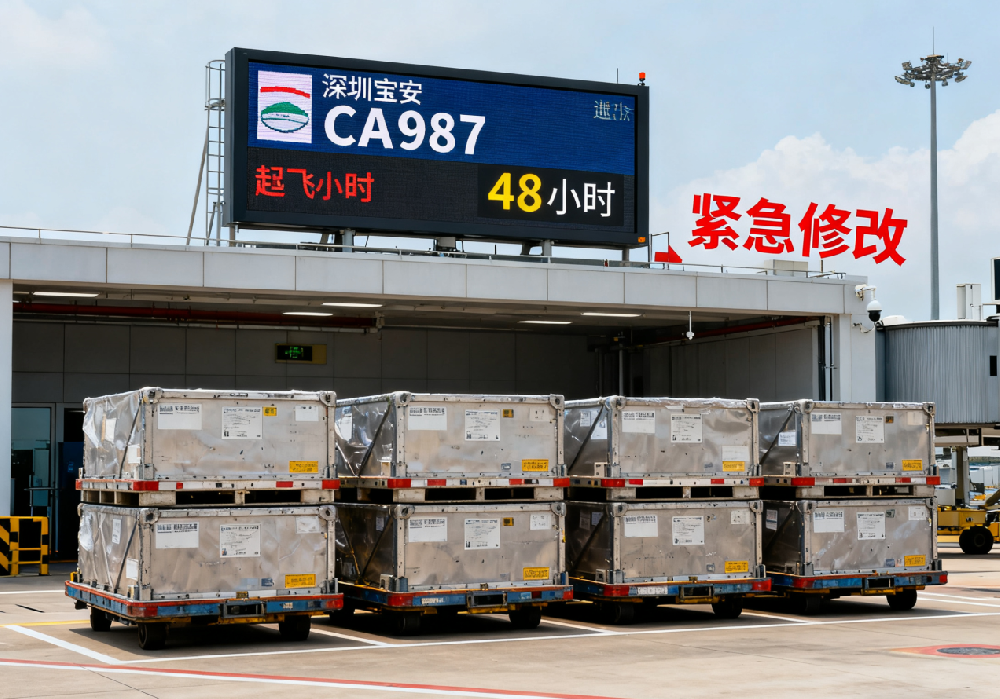 起飛前 48 小時急改收貨人與目的地？珠三角 3C 電子空運的應急實錄